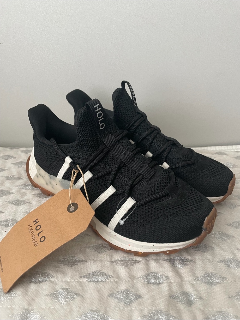 HOLO Black Athletic Running Shoes for Women